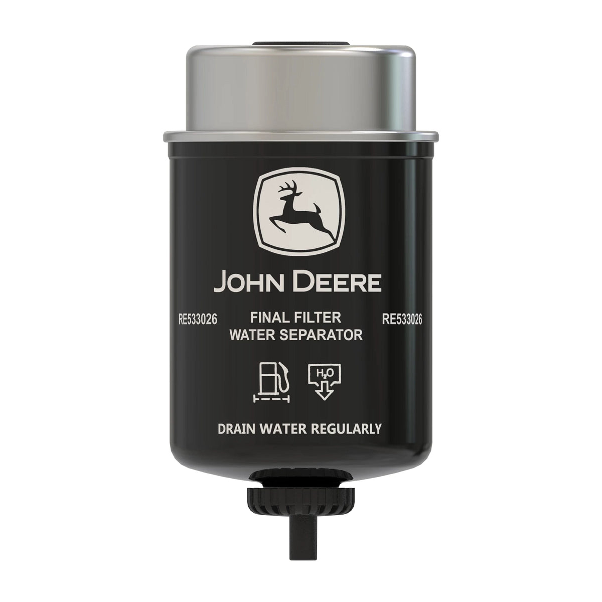 RE533026: Fits John Deere RE533026 Fuel Filter Element – Genuine OEM