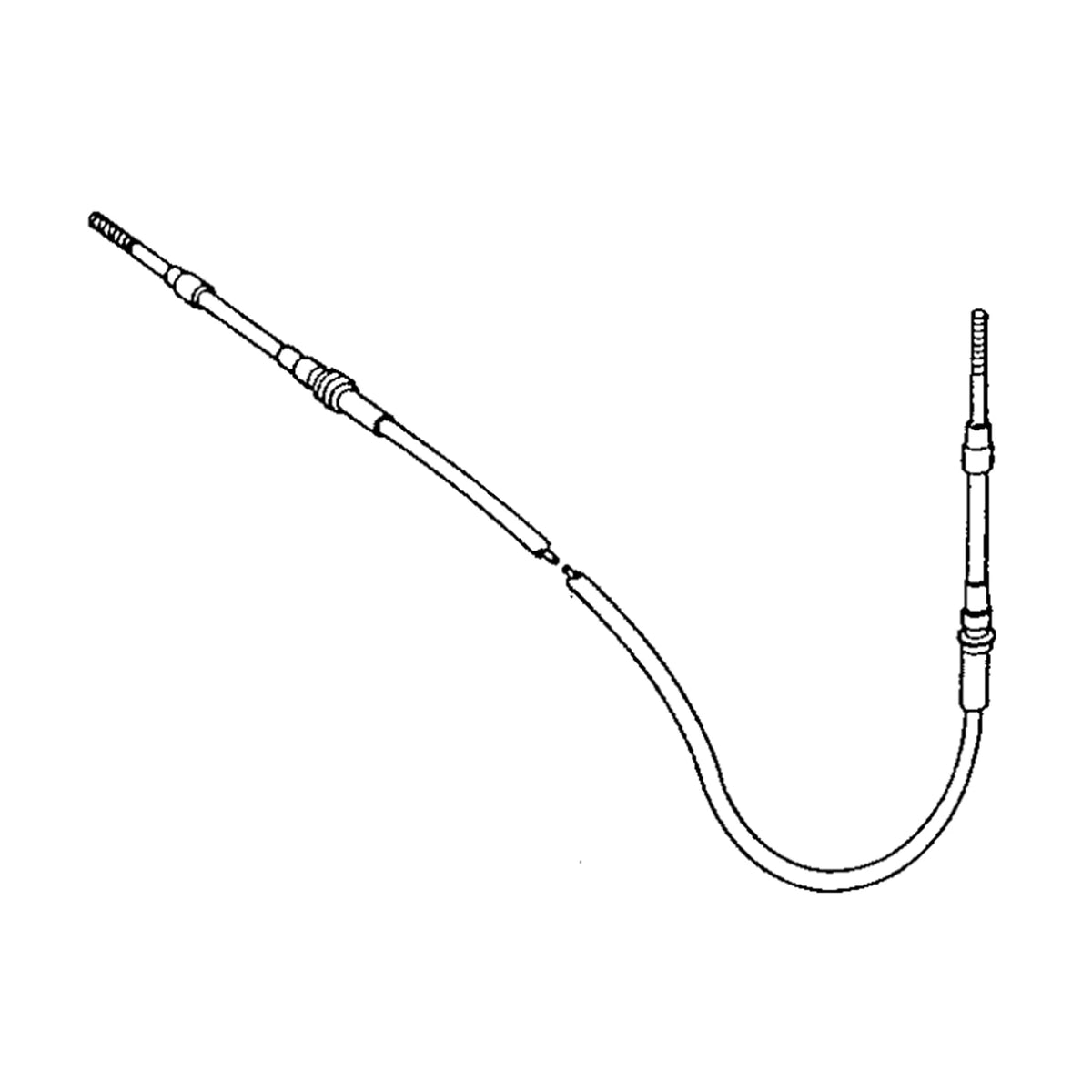 RE53969: Fits John Deere RE53969 Throttle Cable – Genuine OEM