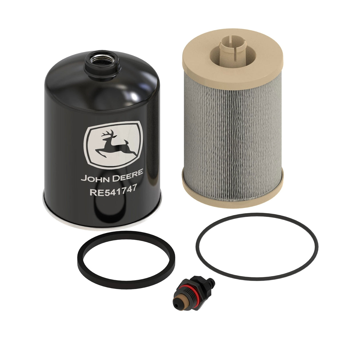 RE541746: Fits John Deere RE541746 Primary and Final Fuel Filter Kit – Genuine OEM