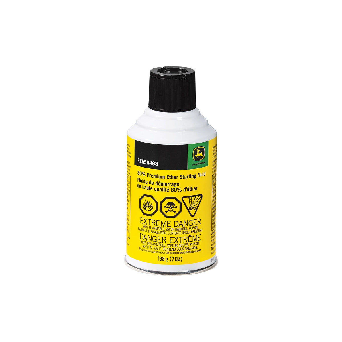 RE556468: Fits John Deere RE556468 80% Premium Ether Starting Aid, 198 gram (7 Oz) – Genuine OEM