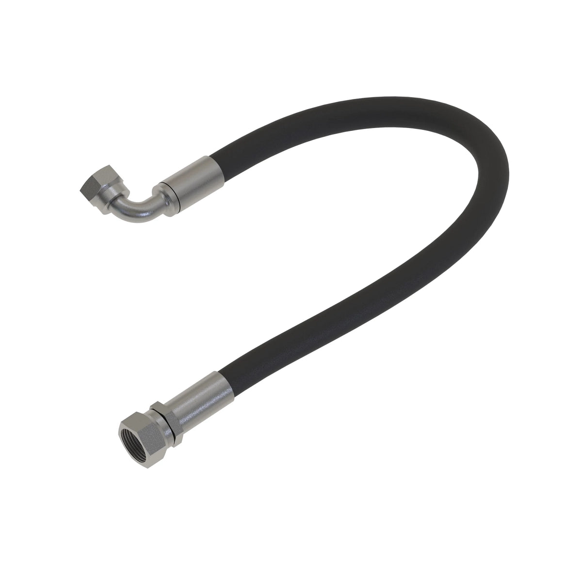 RE565305: Fits John Deere RE565305 Steering Cylinder Head End Hydraulic Hose – Genuine OEM