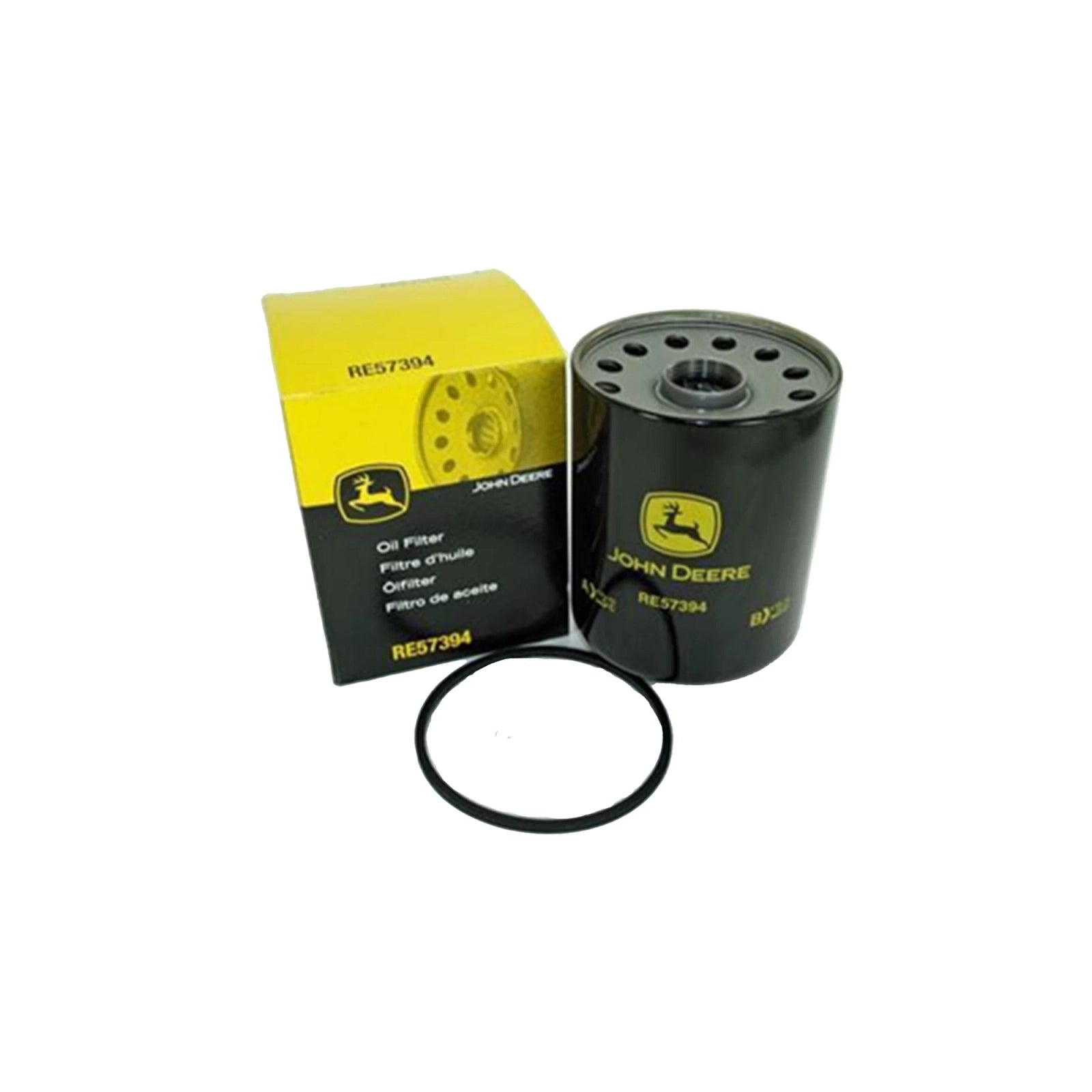 RE57394: Fits John Deere RE57394 Engine Oil Filter with Packing – Genuine OEM