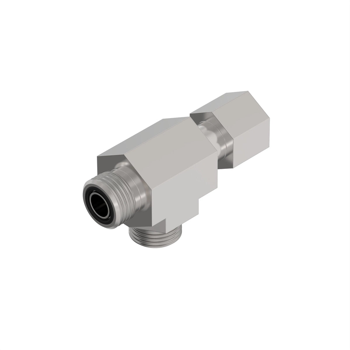 RE574566: Fits John Deere RE574566 Special Swivel Run Tee Flow Splitting Fitting – Genuine OEM