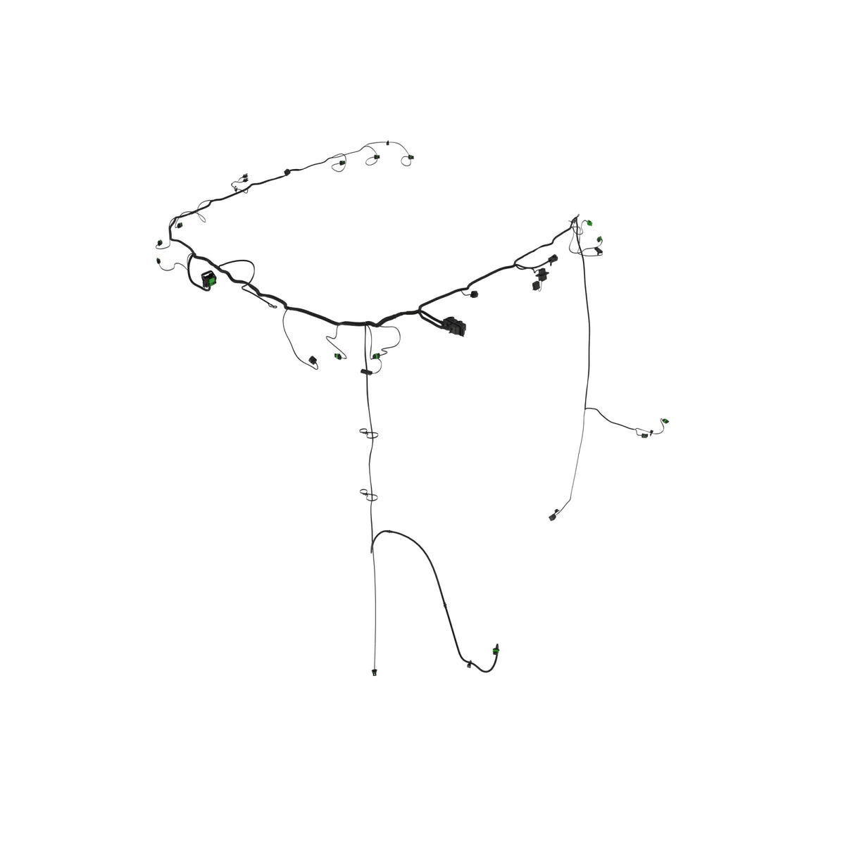 RE574956: Fits John Deere RE574956 Cab Roof Wiring Harness – Genuine OEM