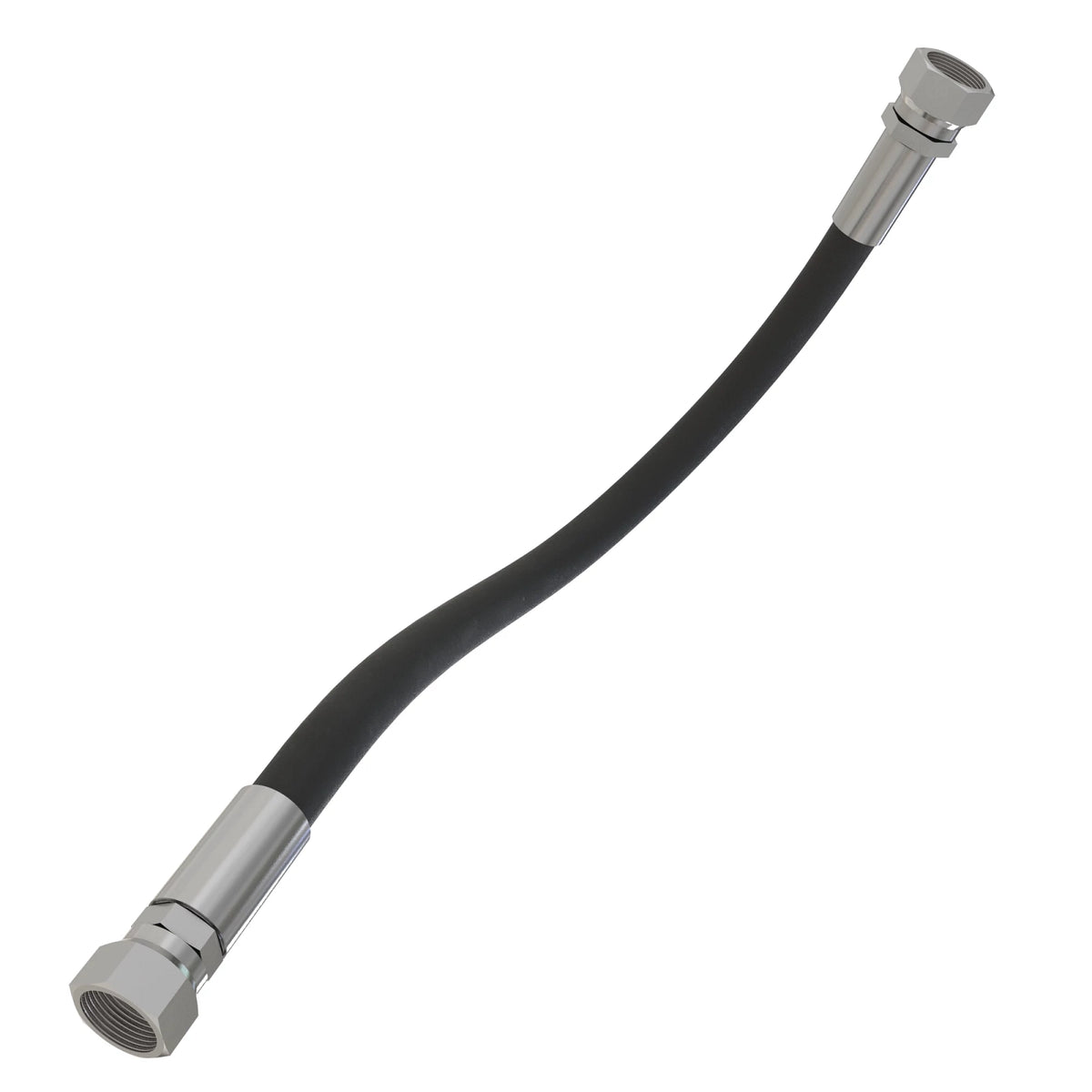 RE575054: Fits John Deere RE575054 Steering Cylinder Rod End Hydraulic Hose – Genuine OEM