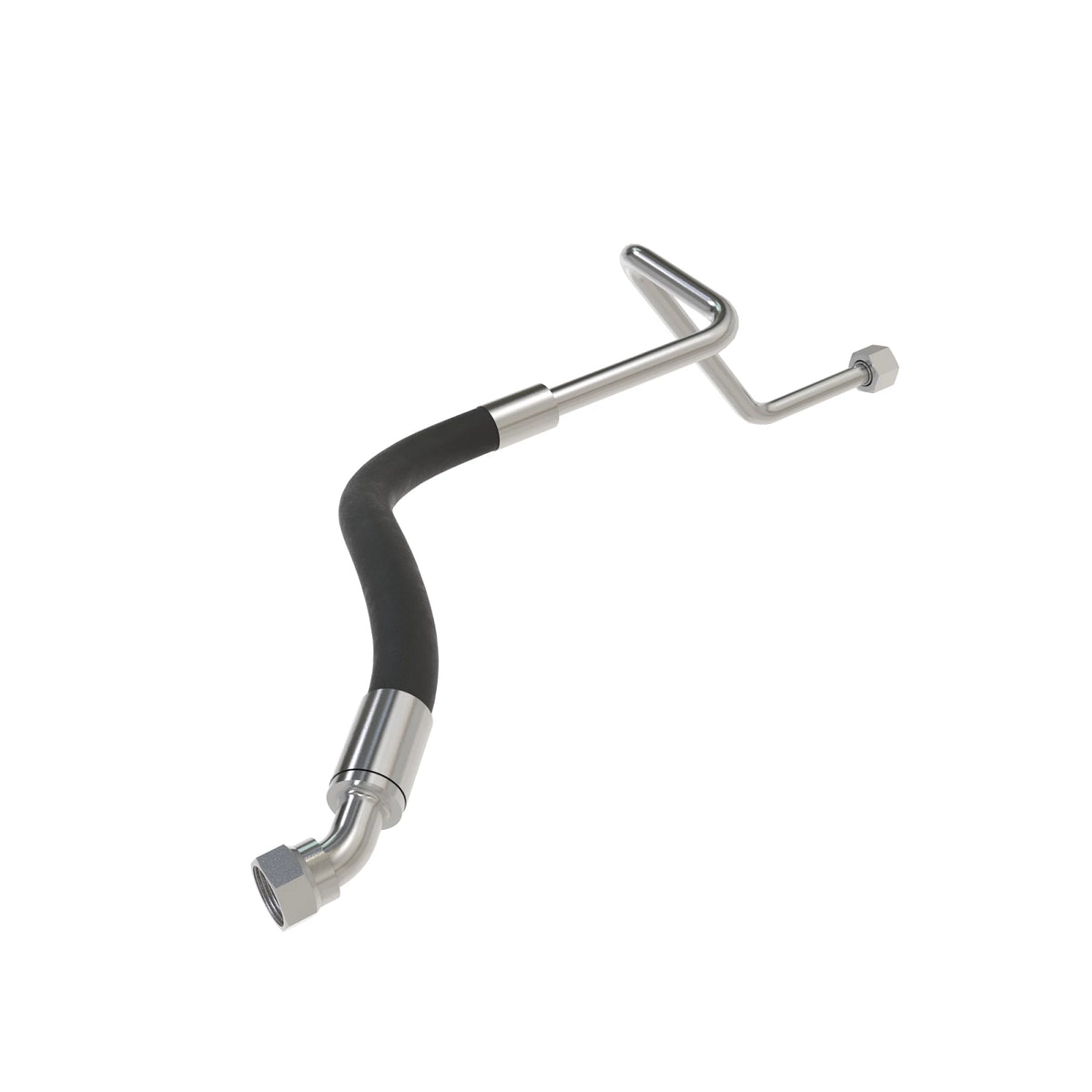 RE575211: Fits John Deere RE575211 Steering Supply Rod End Oil Line – Genuine OEM