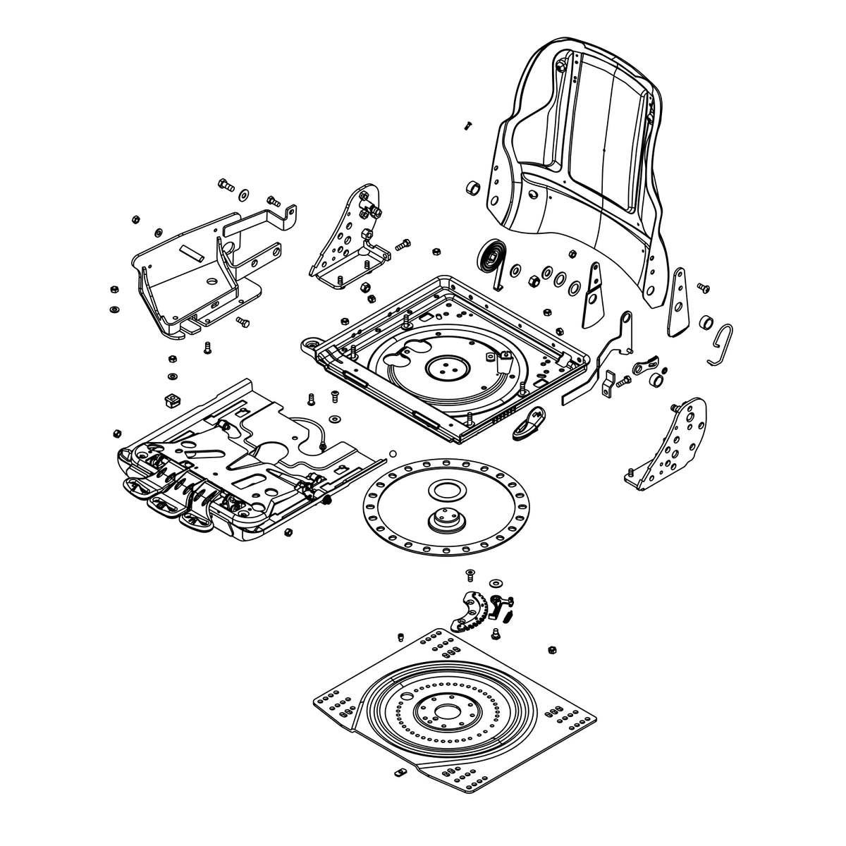 RE576470: Fits John Deere RE576470 ActiveSeat™ Seat Kit – Genuine OEM
