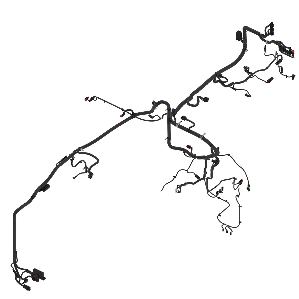 RE576484: Fits John Deere RE576484 AutoTrac™ Chassis Wiring Harness with Front Hitch and without Backup Pump, FT4 – Genuine OEM