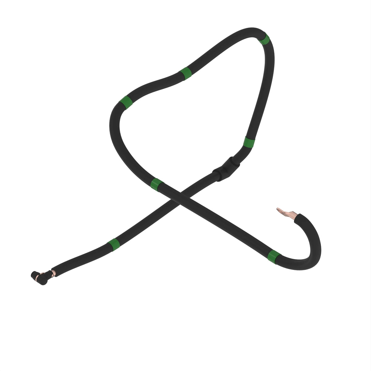 RE580386: Fits John Deere RE580386 Backup Pump Positive Battery Cable – Genuine OEM
