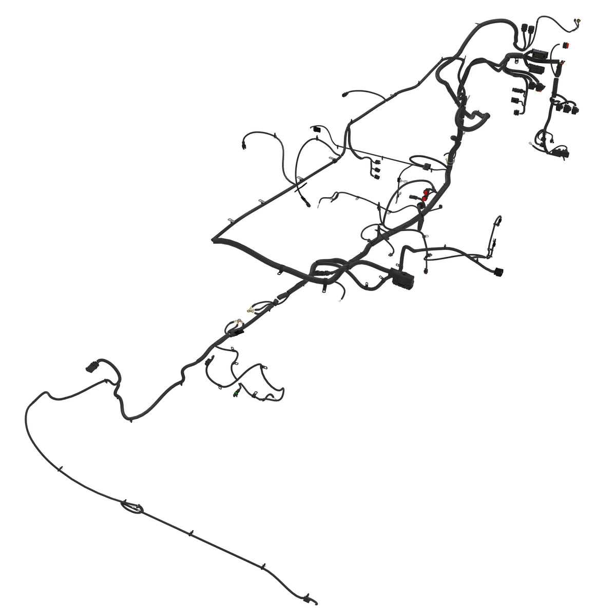 RE587316: Fits John Deere RE587316 Chassis Wiring Harness with AutoTrac™ and Backup Pump – Genuine OEM