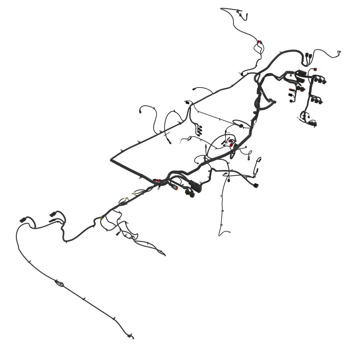 RE587320: Fits John Deere RE587320 Chassis Wiring Harness with ACS™ and Backup Pump – Genuine OEM