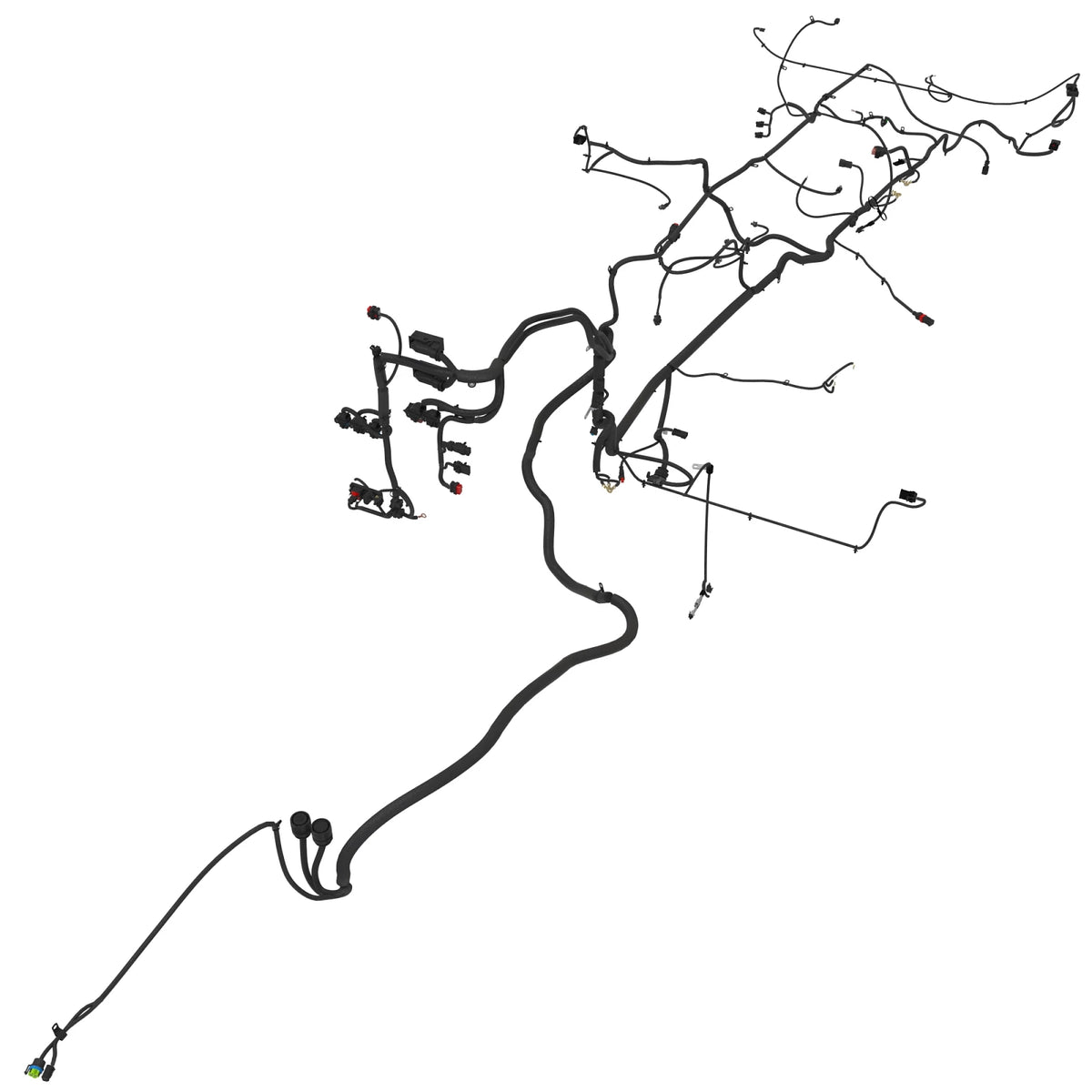 RE587322: Fits John Deere RE587322 Chassis Wiring Harness with AutoTrac™ and Backup Pump – Genuine OEM