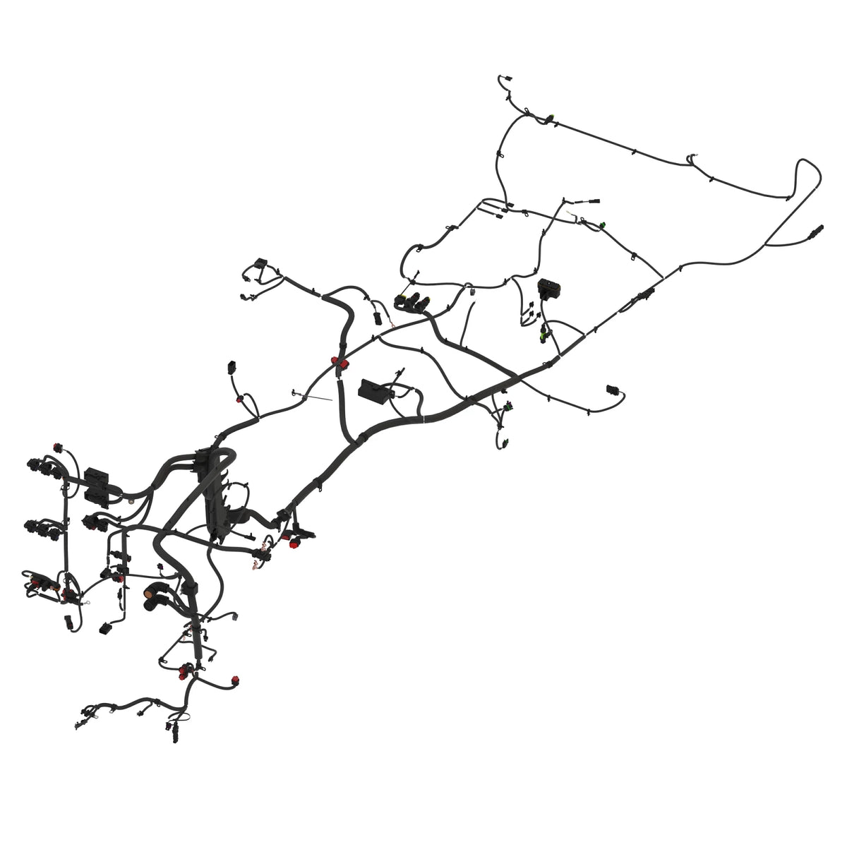 RE587341: Fits John Deere RE587341 Final Tier 4 Chassis Wiring Harness – Genuine OEM