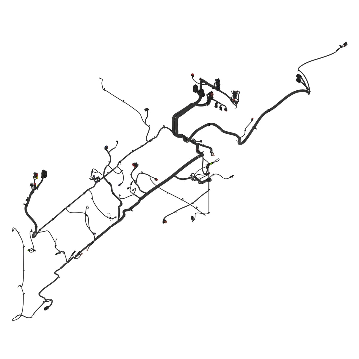 RE595012: Fits John Deere RE595012 Chassis Wiring Harness with AutoTrac™ and Backup Pump, 9 Liter, FT4 Engine – Genuine OEM