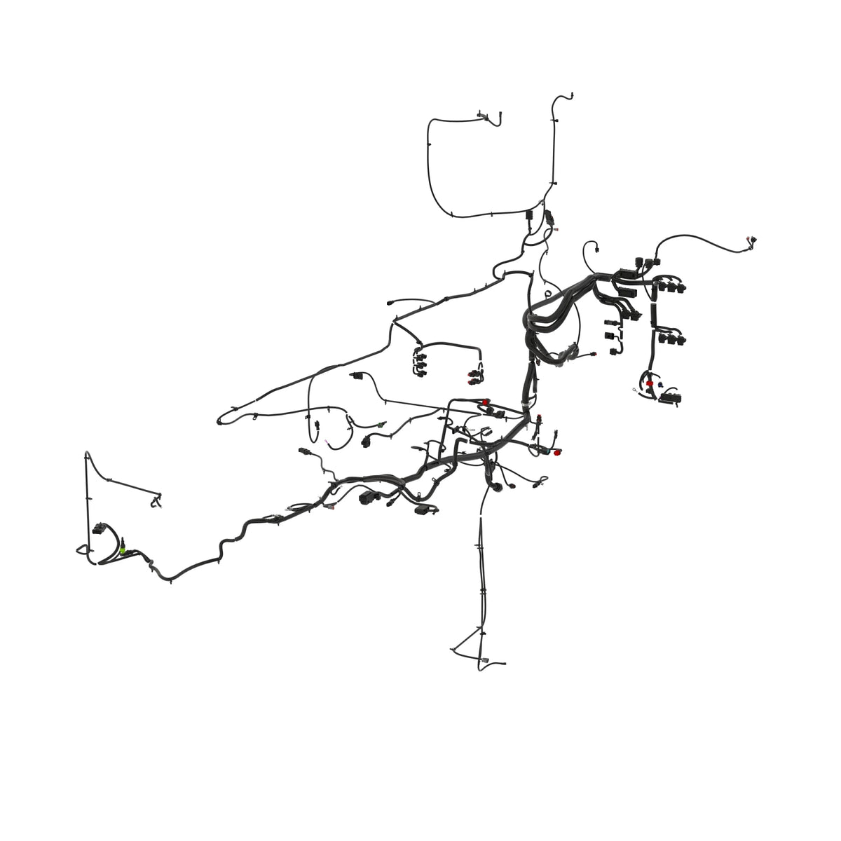 RE595021: Fits John Deere RE595021 Final Tier 4 Chassis Wiring Harness – Genuine OEM