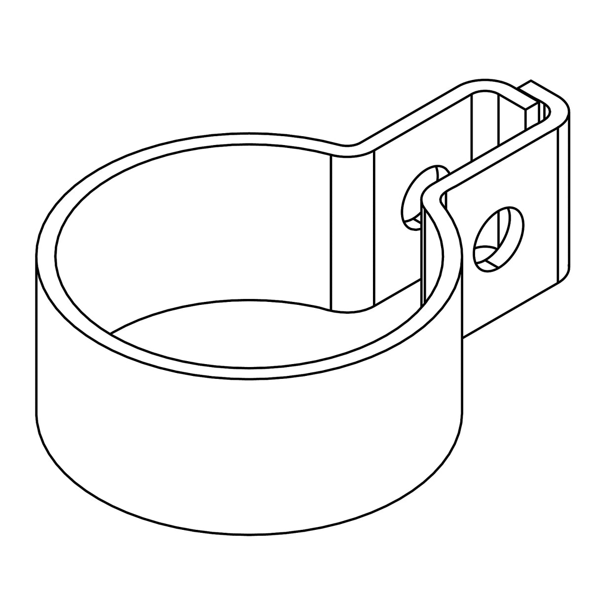 RE62187: Fits John Deere RE62187 Muffler Clamp Assembly – Genuine OEM