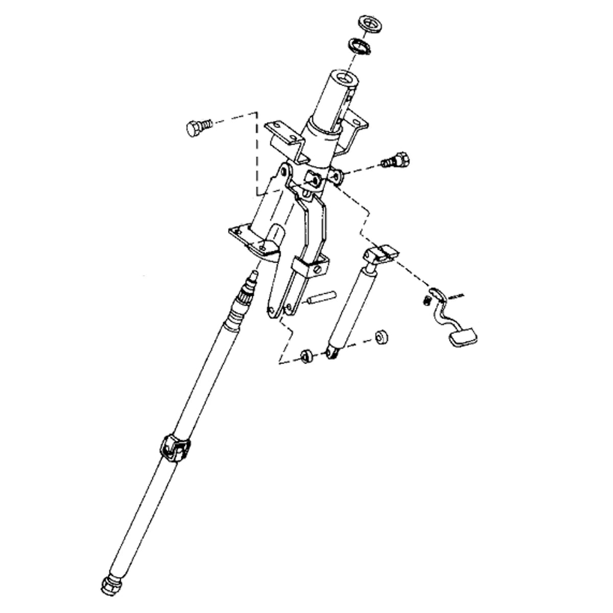 RE70762: Fits John Deere RE70762 Steering Column Assembly – Genuine OEM