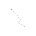 RE73412: Fits John Deere RE73412 Left Side Lower Brake Oil Line – Genuine OEM