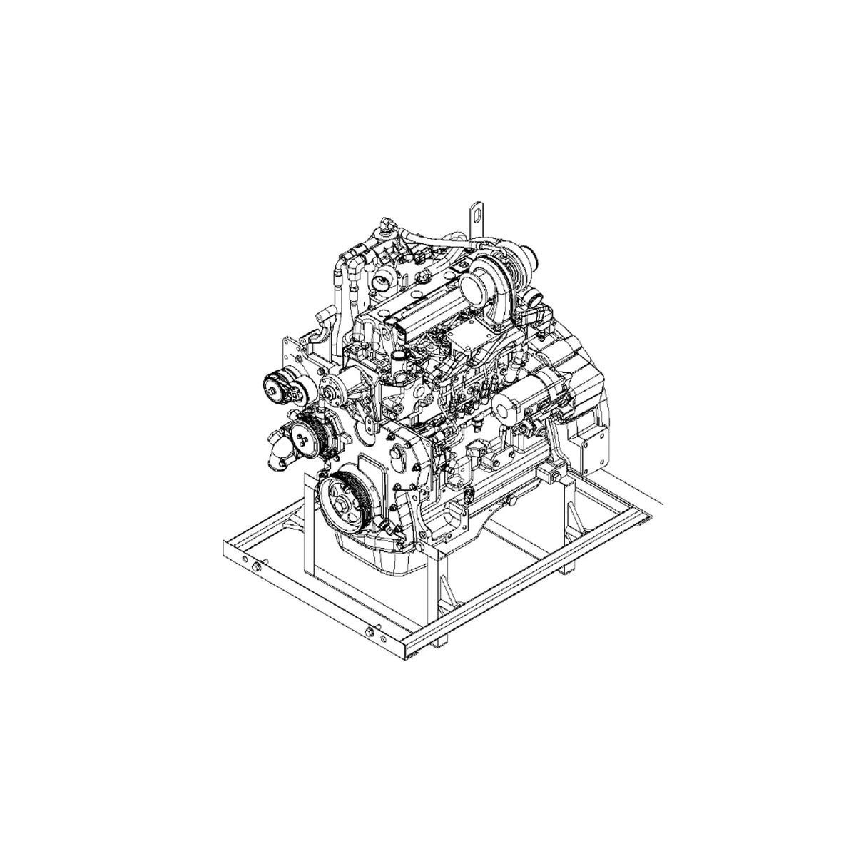 SE501013: Fits John Deere SE501013 REMAN Diesel Engine, 4.5 Liter – Genuine OEM