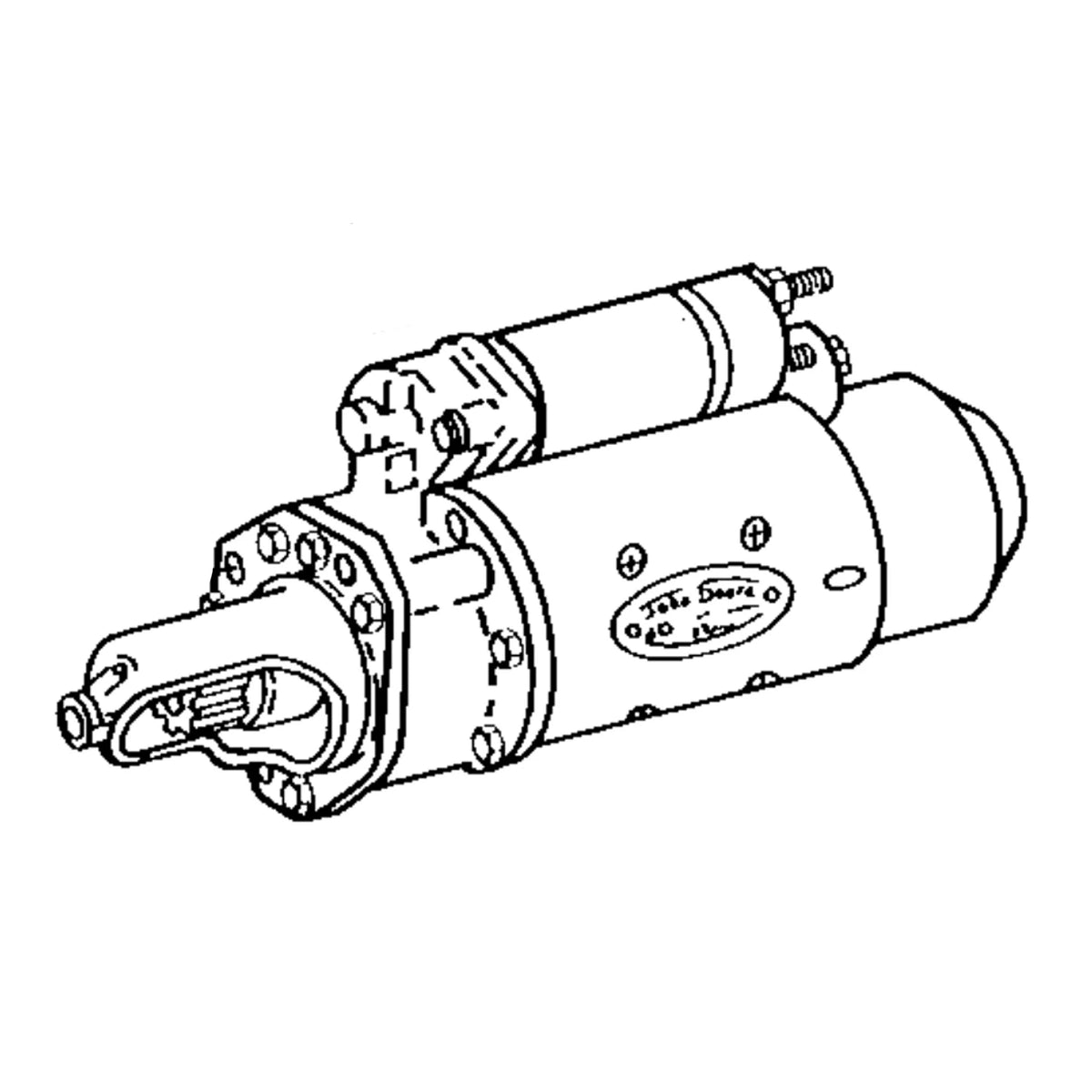 SE501453: Fits John Deere SE501453 REMAN Starter Motor, 12 Volt – Genuine OEM