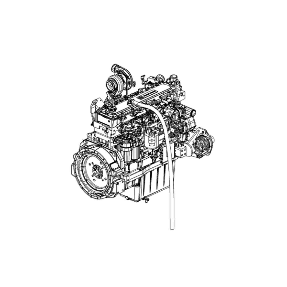 SE501703: Fits John Deere SE501703 REMAN Diesel Engine, Front Suspended Axle, Tier 2 – Genuine OEM