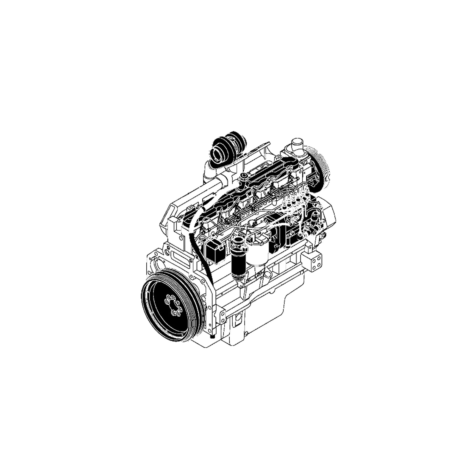 SE501707: John Deere SE501707 REMAN Diesel Engine