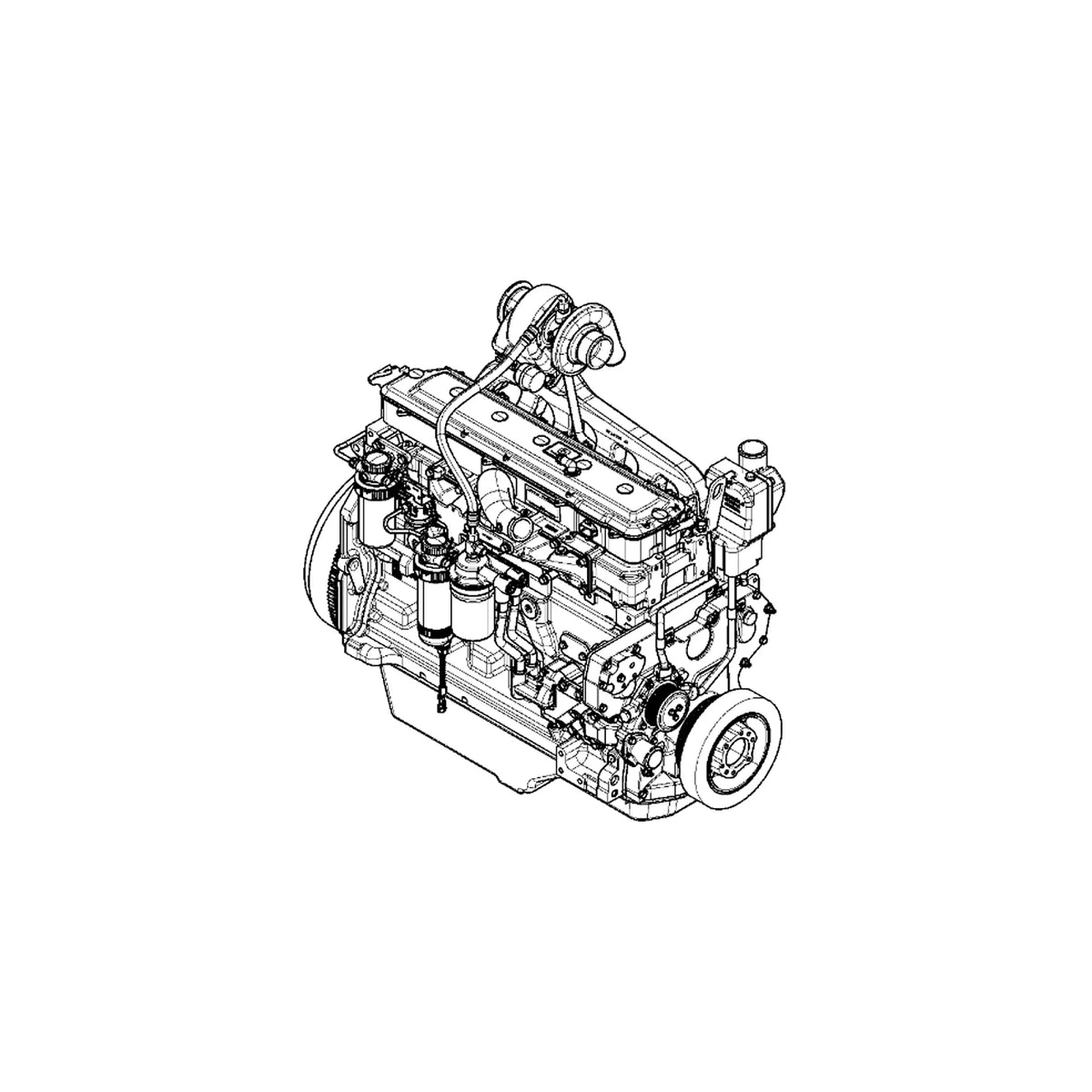 SE501725: Fits John Deere SE501725 REMAN Diesel Engine – Genuine OEM
