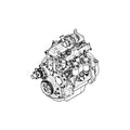 SE501728: Fits John Deere SE501728 REMAN Diesel Engine – Genuine OEM