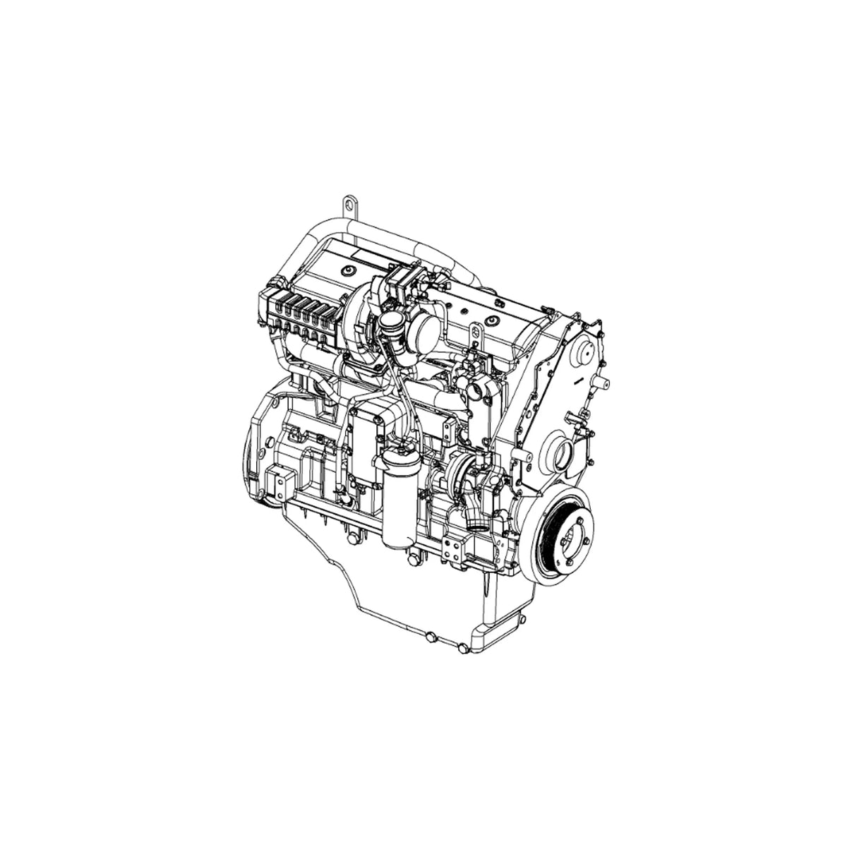 SE501884: Fits John Deere SE501884 REMAN Diesel Engine, 13.5 Liter, Tier 3 – Genuine OEM