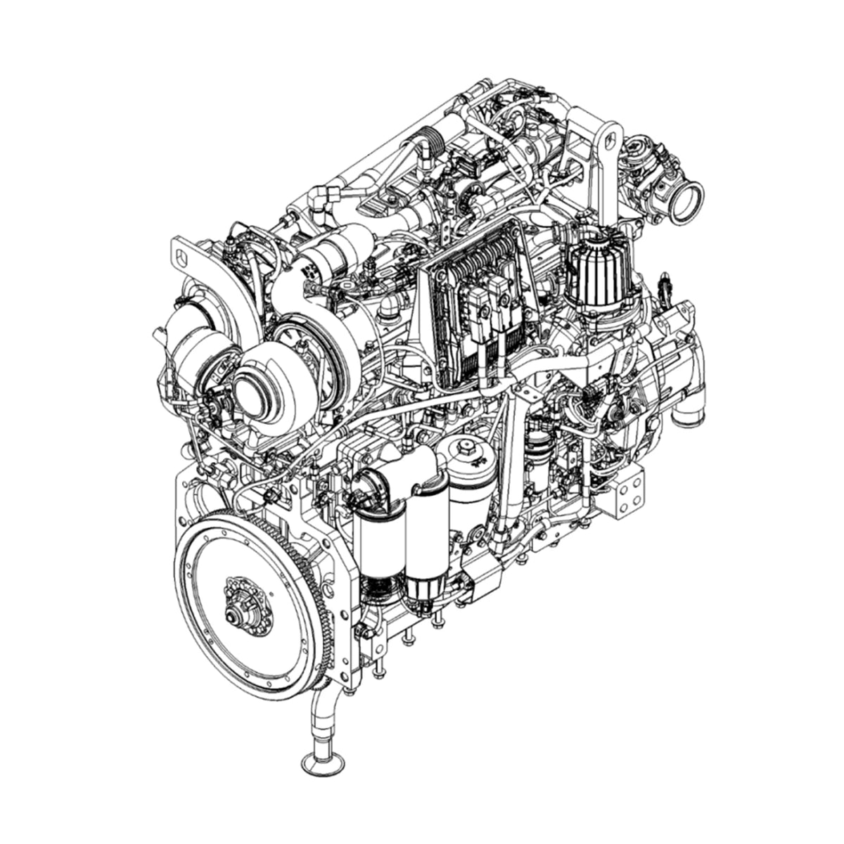 SE502650: Fits John Deere SE502650 REMAN Diesel Engine, 9 Liter, IT4 – Genuine OEM