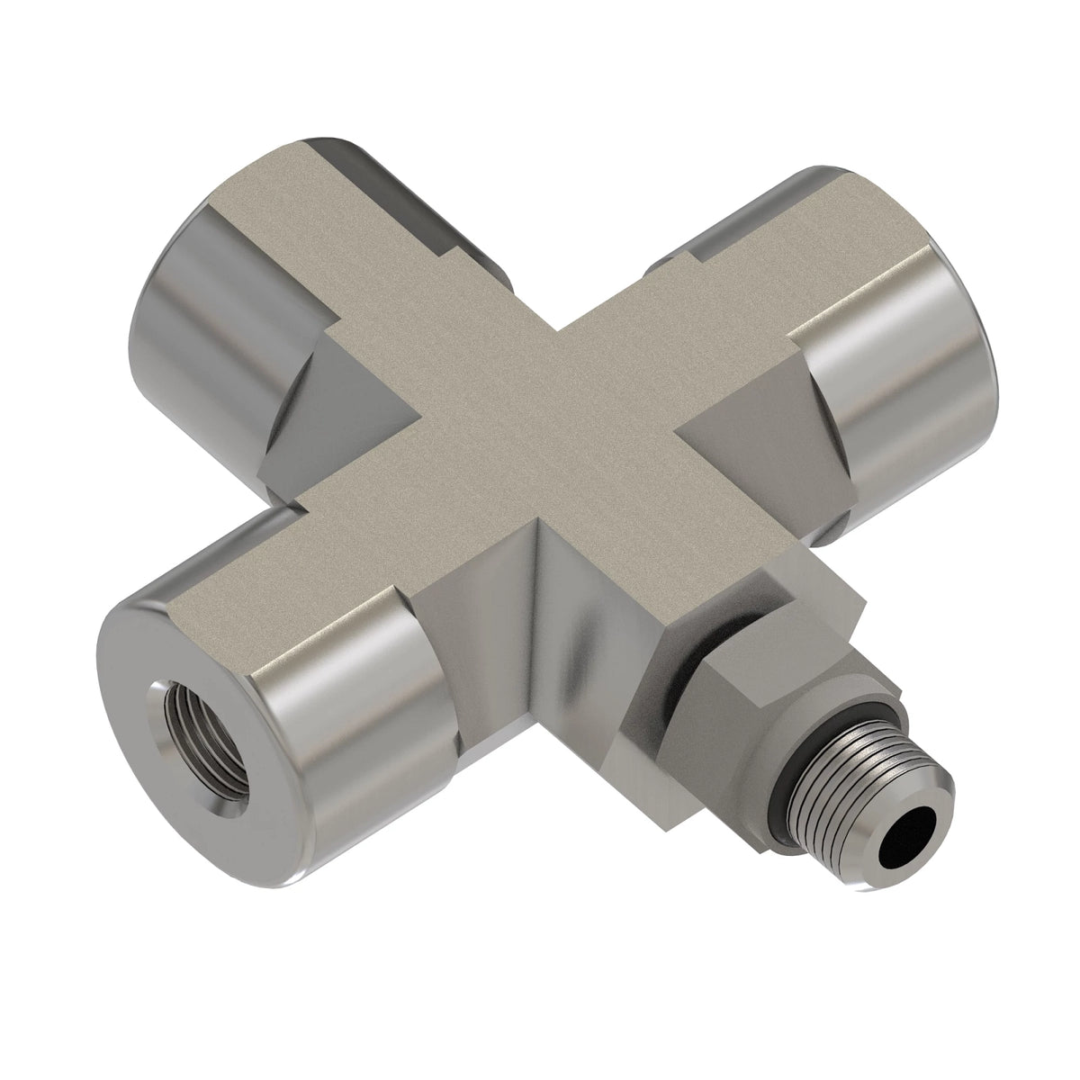 SJ27337: Fits John Deere SJ27337 Cross to Internal Metric Thread Adapter Fitting – Genuine OEM