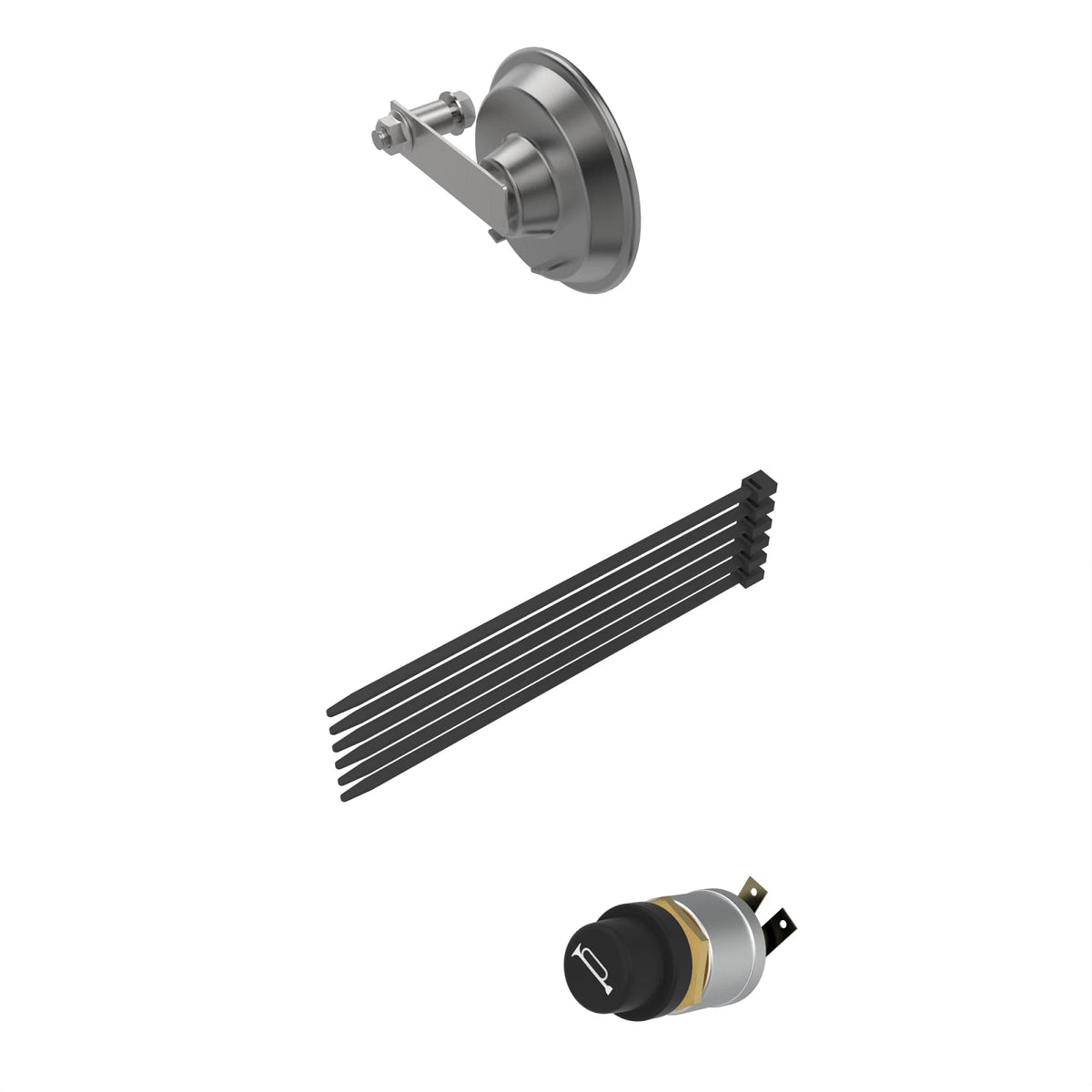 SJ288924: Fits John Deere SJ288924 Single Low Horn Kit, 113.0 dB – Genuine OEM