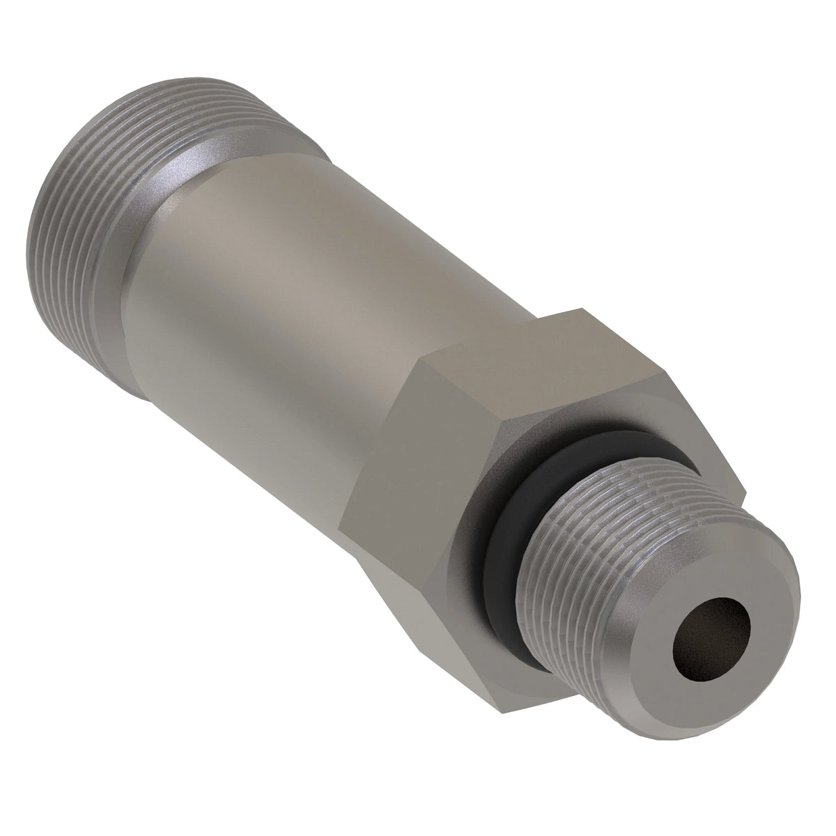 SJ29242: Fits John Deere SJ29242 Flat Face O-Ring Seal Straight Thread Hydraulic Adapter Fitting – Genuine OEM