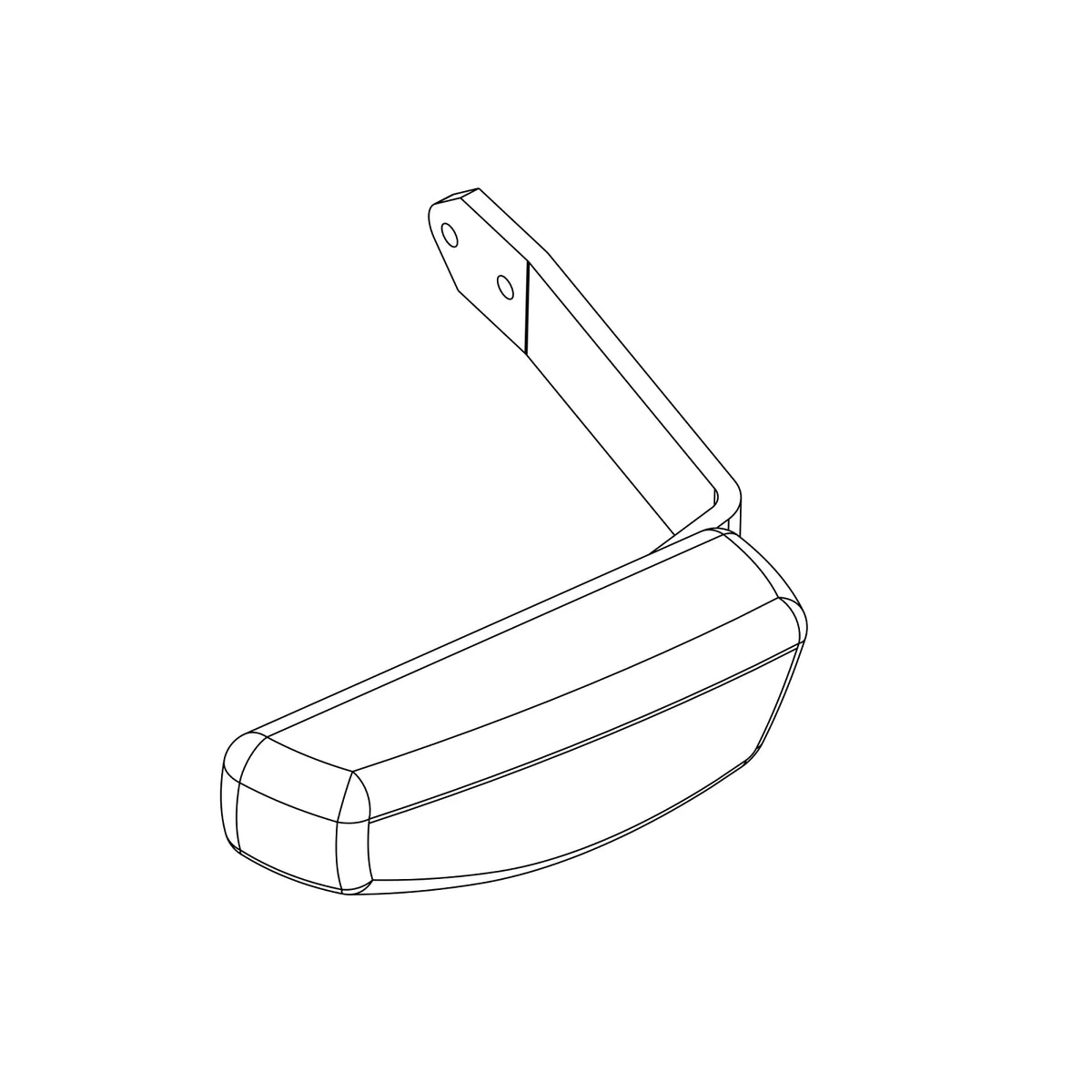 SJ30175: Fits John Deere SJ30175 Armrest Kit, Left Side – Genuine OEM