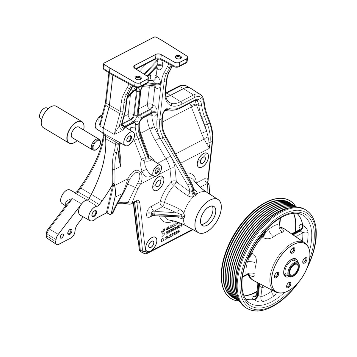 SJ303446: Fits John Deere SJ303446 Accessory Drive Support – Genuine OEM