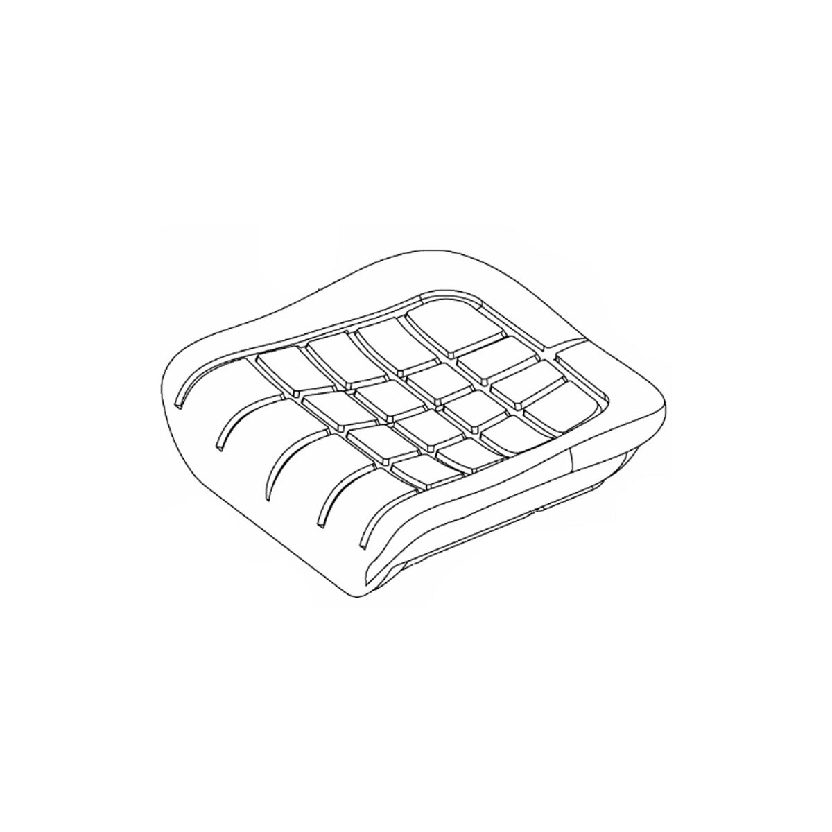 SJ37581: Fits John Deere SJ37581 Seat Base, Bottom Cushion – Genuine OEM