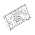 SJ41616: Fits John Deere SJ41616 Instrument Cluster Display Module – Genuine OEM