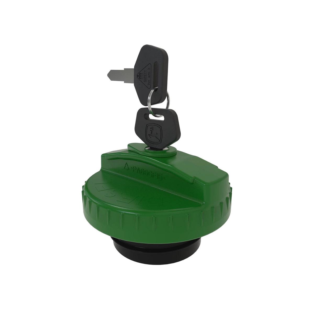 SJ42580: Fits John Deere SJ42580 Fuel Tank Filler Cap Lockable, Green – Genuine OEM