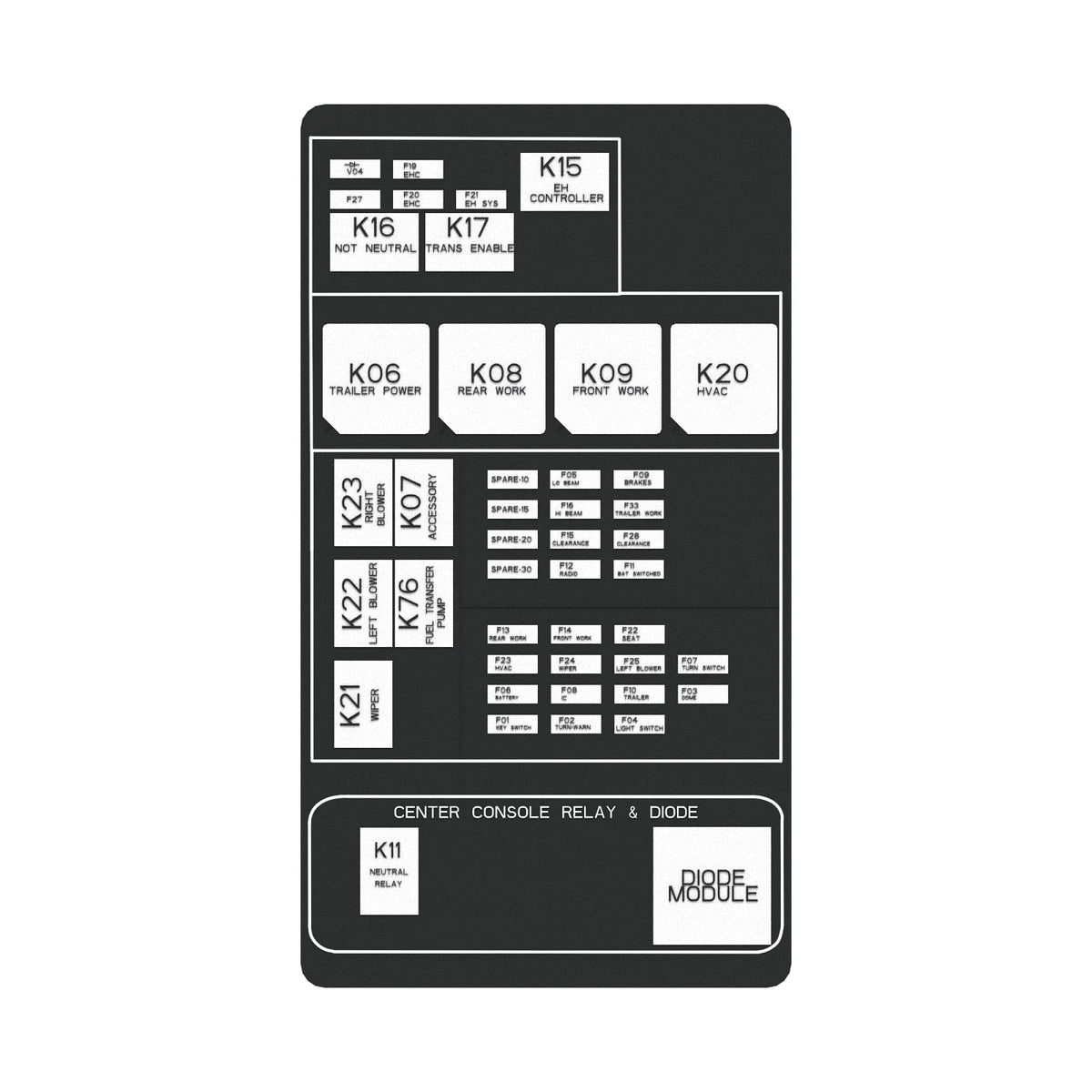 SU26728: Fits John Deere SU26728 Load Center Label – Genuine OEM