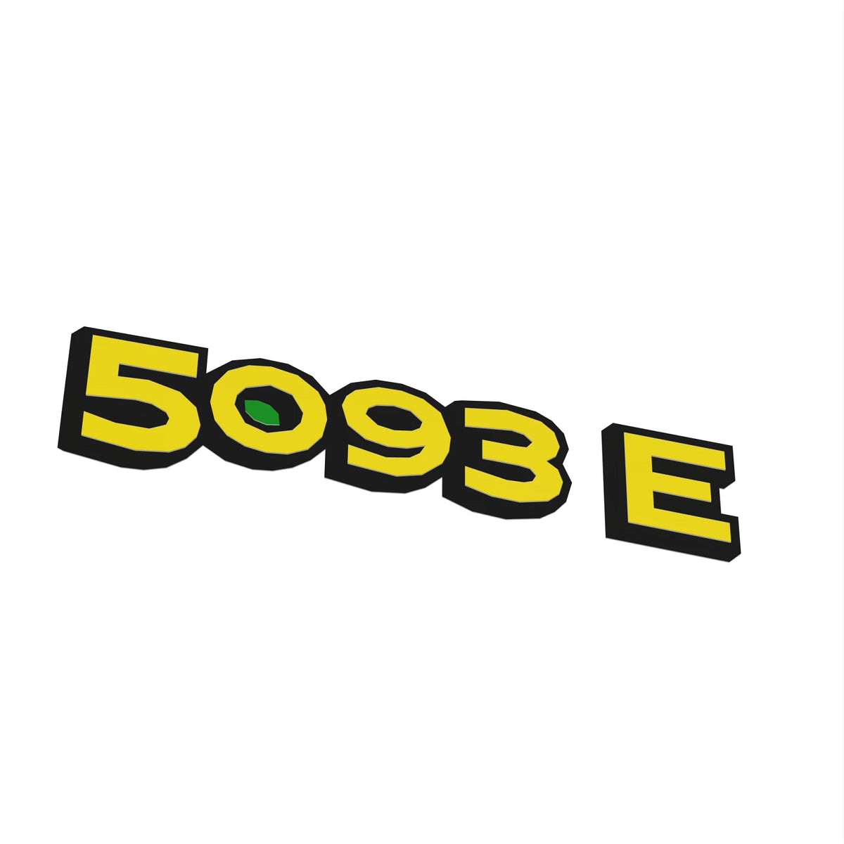 SU290156: Fits John Deere SU290156 5093E Model Label, Right Side – Genuine OEM