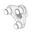 SU33817: Fits John Deere SU33817 Planet Pinion Carrier – Genuine OEM