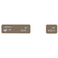 SU44307: Fits John Deere SU44307 2 SCV Levers Label – Genuine OEM