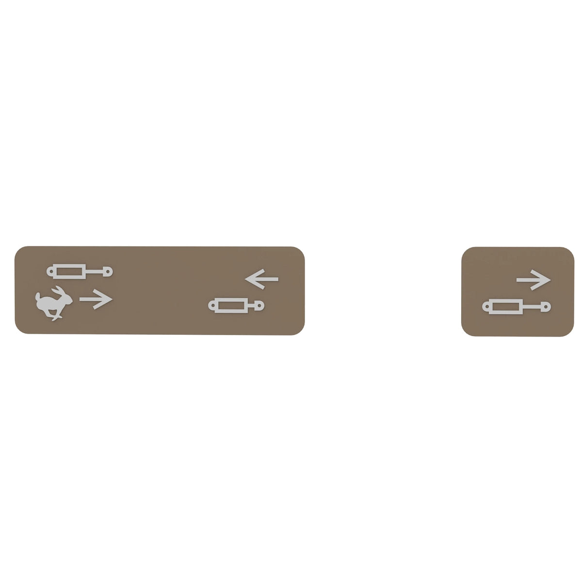 SU44307: Fits John Deere SU44307 2 SCV Levers Label – Genuine OEM