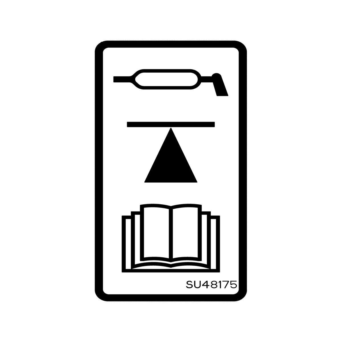 SU48175: Fits John Deere SU48175 Jacking Point Label – Genuine OEM