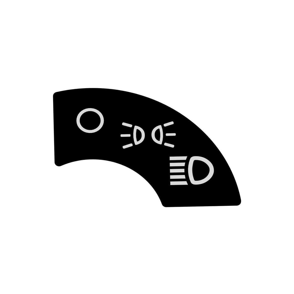 SU49044: Fits John Deere SU49044 Light Switch Label – Genuine OEM