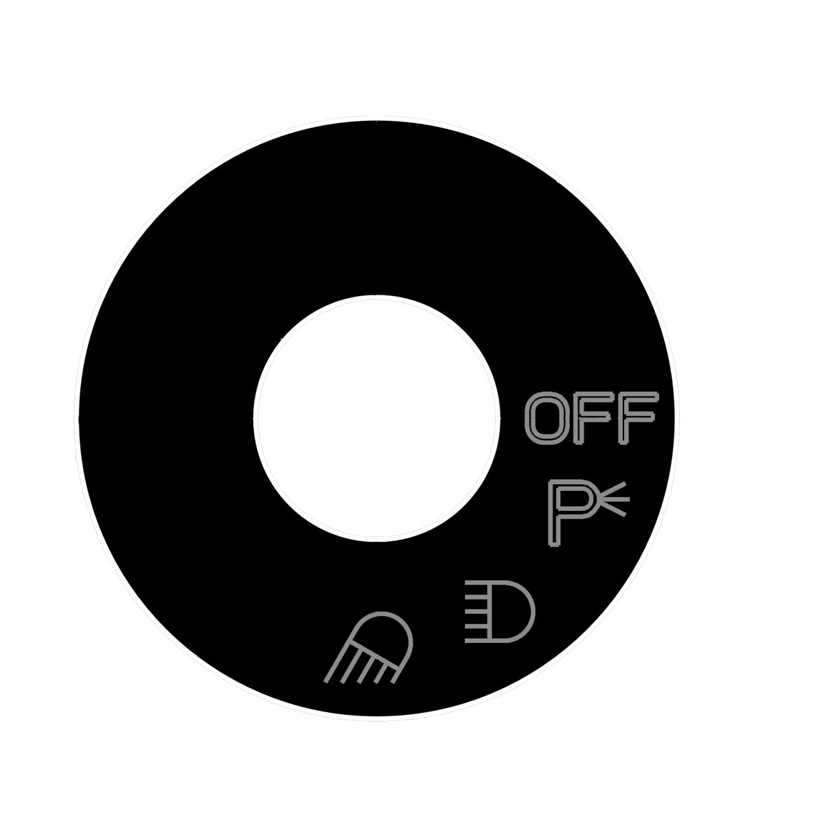 SU56280: Fits John Deere SU56280 Light Switch Cab Label – Genuine OEM