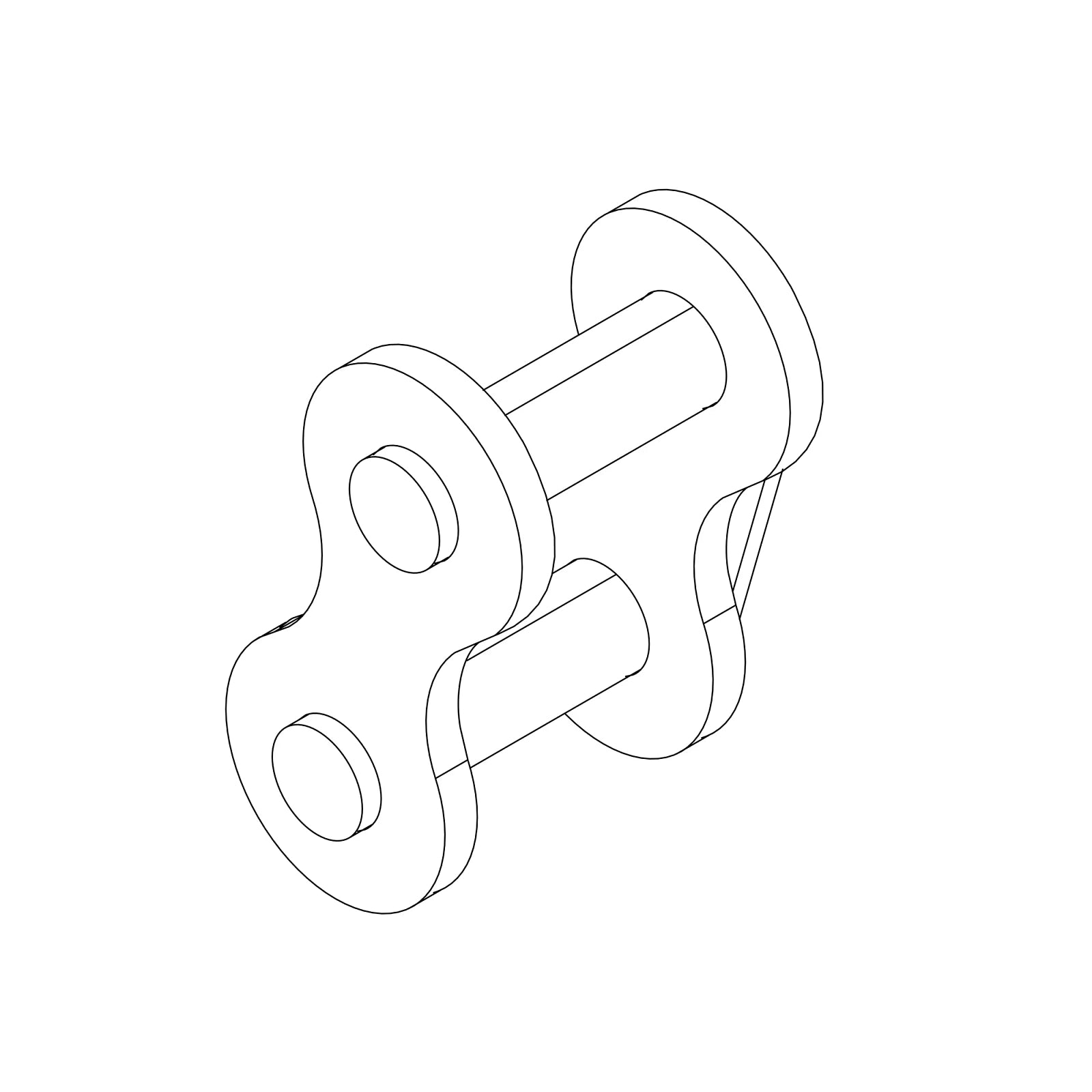 SW60COUS: Fits John Deere SW60COUS Connector Chain Link – Genuine OEM