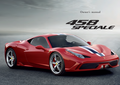 Fits Ferrari 458 Speciale Spec Owners Manual Handbook