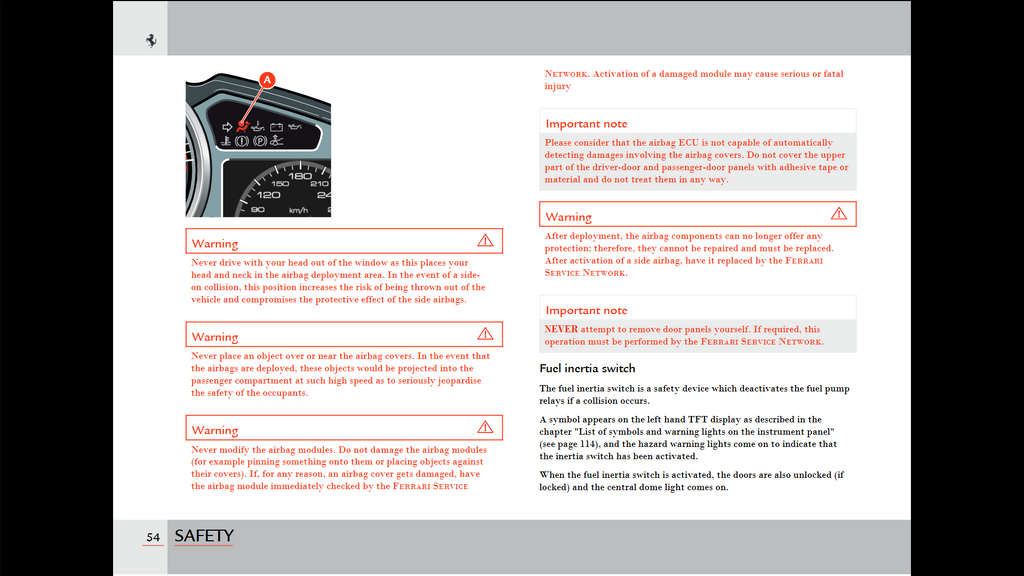 Fits Ferrari F8 Spider European Spec Owners Manual Handbook