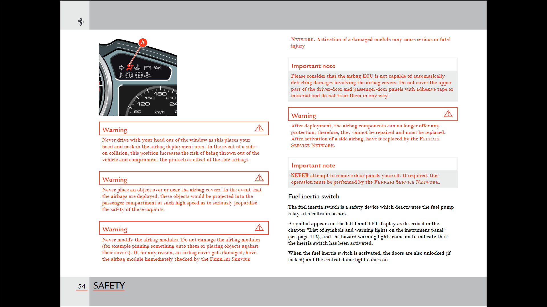 Fits Ferrari F8 Spider European Spec Owners Manual Handbook